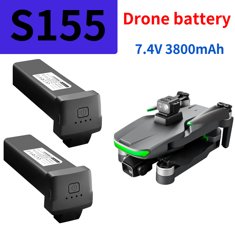 Drone Battery Li-Ion - S155 ProMax Drone แบตเตอรี่ 7.4V 3800mAh