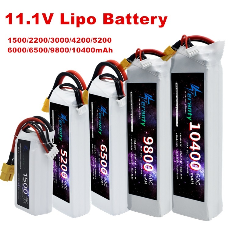 Drone Battery 4S - 3S 11.1V LiPo แบตเตอรี่ Deans XT60