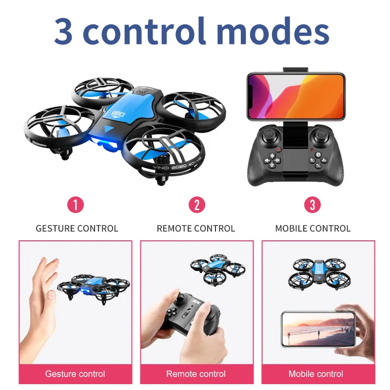 โดรน V8 รุ่นใหม่ขนาดเล็ก 4K ระ - Drone Battery Box บทวิจารณ์และราคา