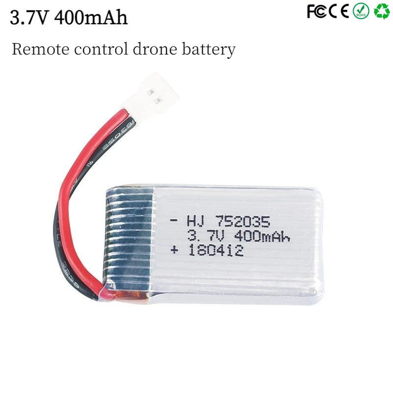 แบตเตอรี่โดรน 752035 3.7V 400m - Eachine Drone E58 บทวิจารณ์และราคา
