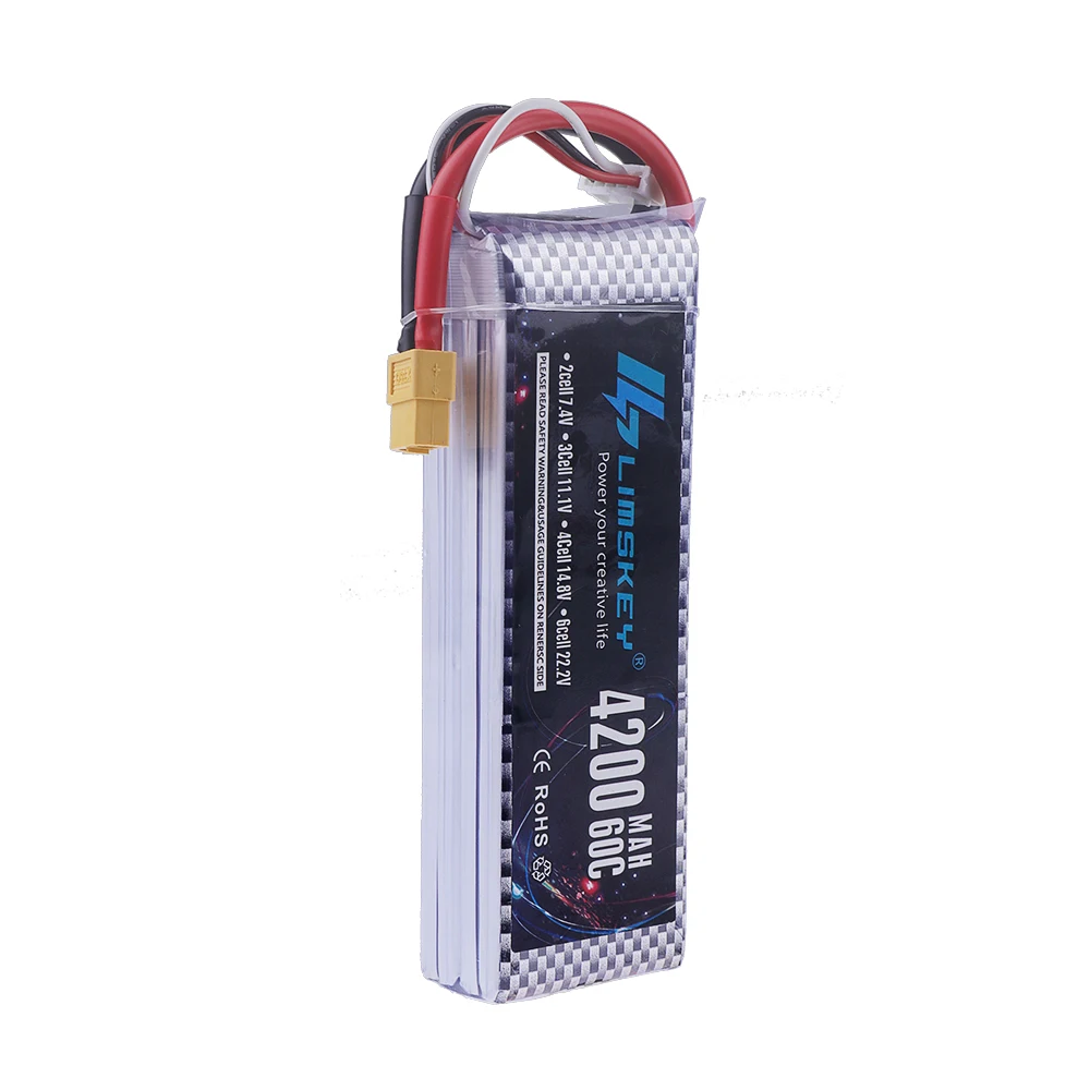 แบตเตอรี่ลิโพ MAX 60C สำหรับโด - Drone Battery 4S บทวิจารณ์และราคา