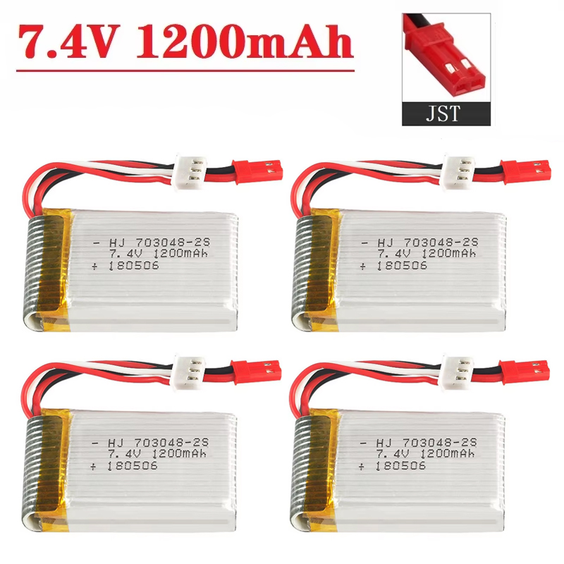 แบตเตอรี่ลิโป 2S 7.4V 1200mAh  - Drone Battery Lipo บทวิจารณ์และราคา