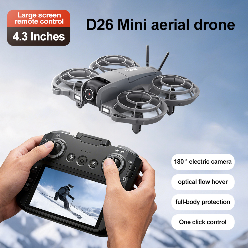โดรน D26 4K ถ่ายภาพทางอากาศ HD - Drone Battery Box บทวิจารณ์และราคา