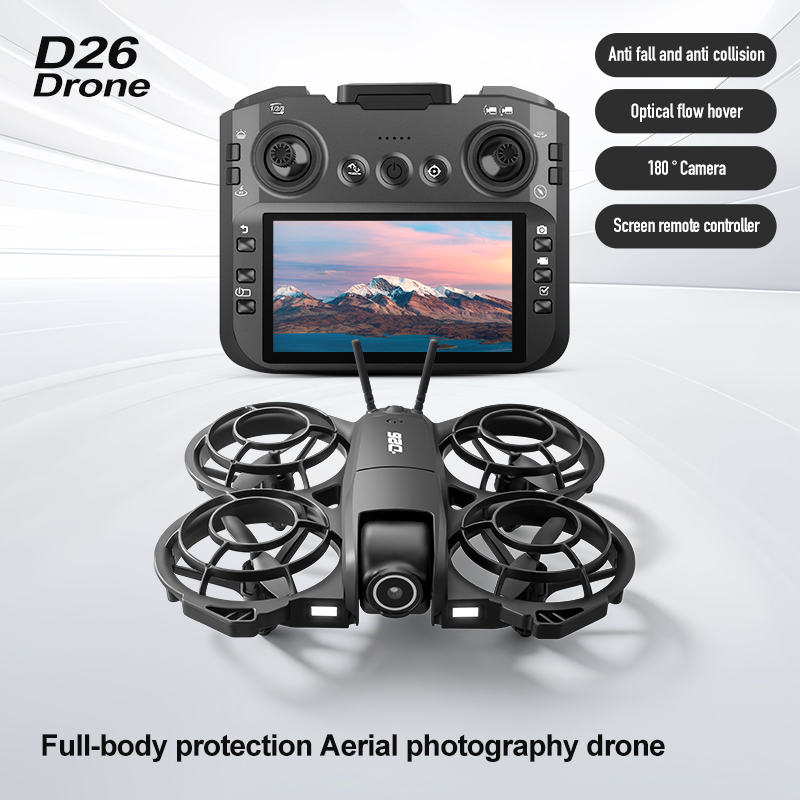 โดรน D26 4K ถ่ายภาพทางอากาศ HD - Drone Battery Box บทวิจารณ์และราคา