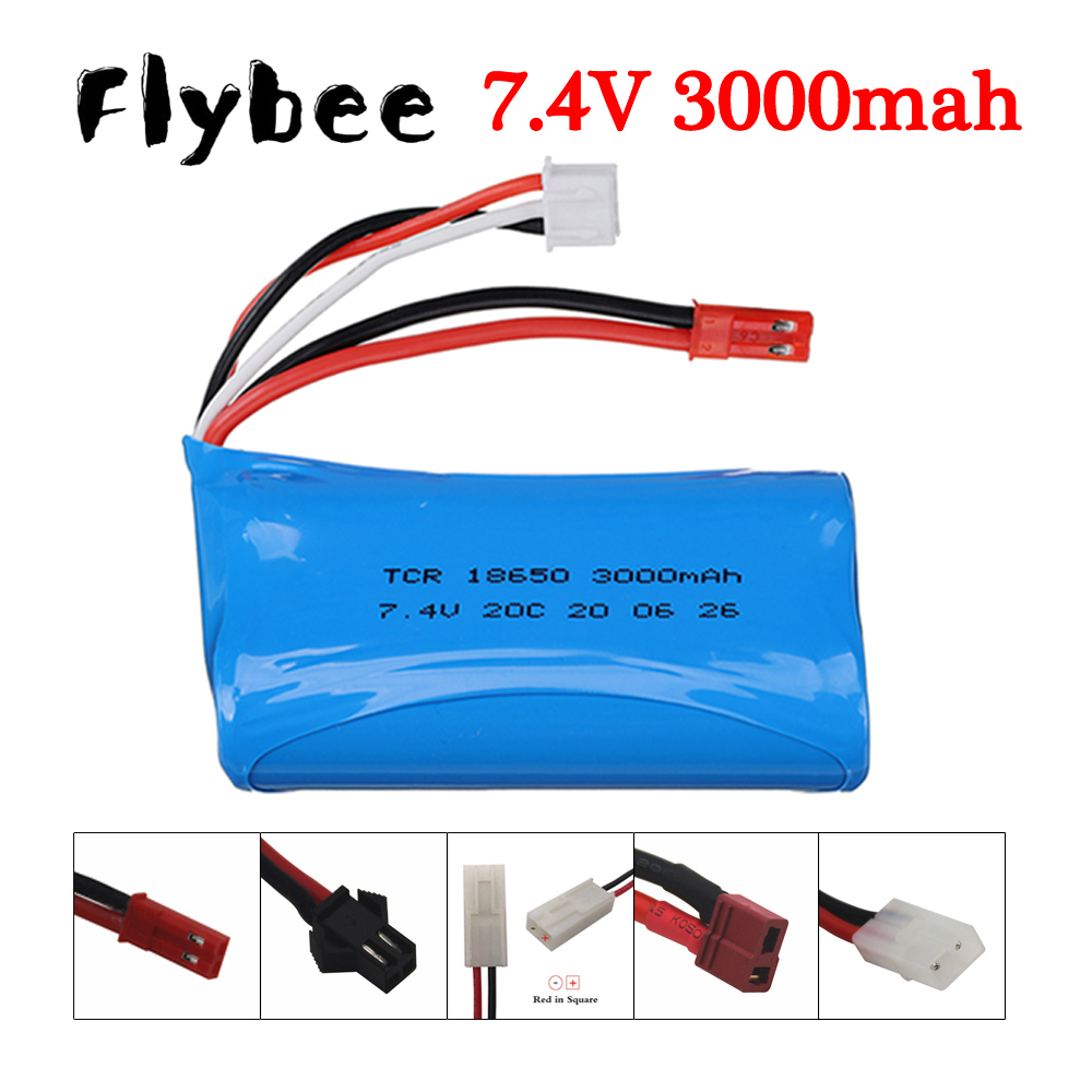 7.4 V 3000 MAh 18650 Li-Ion แบ - Drone Battery Lipo บทวิจารณ์และราคา